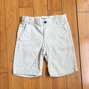 Flat Front Boys Khaki Shorts - 8